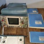TEKTRONIX 466 oszcilloszkóp + SERVICE MANUAL ! - hibás fotó