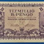 1946 -os 10.000.000 / TÍZMILLIÓ B.-Pengő bankó !!! EF (L3449) fotó
