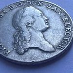 Ezüst Tallér 1774 Friedrich August --- Egy több mint 250 éves ezüst pénzérme - 1 Forintért fotó