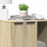 vidaXL sonoma tölgy színű szerelt fa macskaalomdoboz 60 x 40 x 40 cm fotó