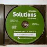 Solutions Elementary Workbook CD (2012) tankönyv melléklet fotó