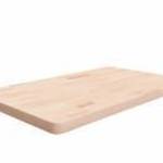 vidaXL kezeletlen tömör fa fürdőszobai pult 100 x 60 x 4 cm fotó