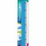 Vonalzó 30 cm, fém skálával Keyroad Colour Bar vegyes színek - KEYROAD fotó
