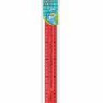 Vonalzó 30 cm, flexibilis Keyroad Flex Draw vegyes színek - KEYROAD fotó