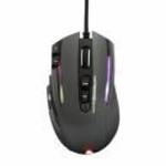 The G-Lab Gamer Egér - KULT NITRO CORE (10000 DPI, 11 gomb, makro, 1, 8m kábel, RGB LED, fekete) - TH fotó