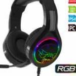 Spirit of Gamer Fejhallgató - PRO-H8 RGB Dark (MultiPlatform, mikrofon, 3.5mm jack, hangerőszabályzó fotó