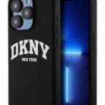 DKNY DKHMP13LSNYACH Liquid Silicone White Printed Logo MagSafe-kompatibilis tok iPhone 13 / 13 Pro - fotó