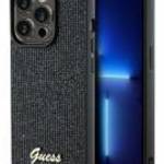 Guess GUHCP14LPMSDGSK Disco Metal Script tok iPhone 14 Pro - fekete fotó