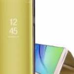 Tok álló (aktív FLIP, oldalra nyíló, asztali tartó, tükrös) ARANY Honor Magic6 Lite 5G - gigapack fotó