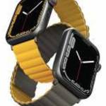 UNIQ Revix szíj Apple Watch 42 / 44 / 45 / 49 mm - mustársárga-khakizöld fotó