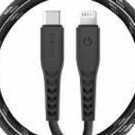 ENERGEA kabel Nyloflex USB-C - Lightning C94 MFI 1, 5m fekete fotó