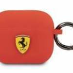 Airpods 3 szilikon tok akasztóval, piros, Ferrari FEA3SILRE fotó