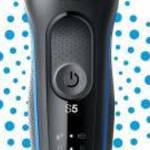 Braun Series 6 61-B1000s Szitaborítású vágófejes borotva Fekete, Kék fotó