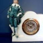 Junghans Porcelán asztali óra a 30-as évekből, pontosan jár fotó