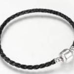 Pandora stílusú műbőr alap karkötő, 19, 5 cm - Maria King fotó
