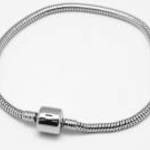 Pandora stílusú alap karkötő, rozsdamentes acél - 18 cm - Maria King fotó