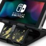 Hori PlayStand, Nintendo Switch, Official, Pikachu Black Gold, Konzol állvány - HORI fotó
