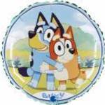 45 cm-es Bluey kerek fólia lufi fotó