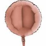 45 cm-es rosegold kerek fólia lufi fotó