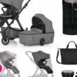 Petite&Mars Kombinált babakocsi, ICON 2in1, Dove Grey, XXL RWS fotó