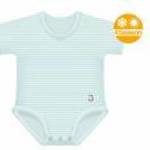 J Bimbi kombidressz 0-36 hó biopamut 4 Seasons csíkos aqua zöld 12029 - Egyéb fotó