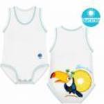 J Bimbi kombidressz 0-36 hó biopamut Summer Tropical Toucan 10864 fotó
