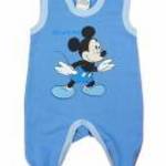Bébi ujjatlan rugdalozó bolyhos Karcsi királykék Mickey 68 - Asti fotó