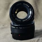 Olympus F.Zuiko Auto-S 1.8/50+konverter fotó