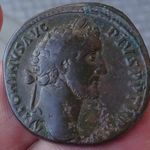 EXTRA PATINÁS antoninus SESTERCIUS XF állapot ritka fotó