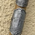 Régi kiránduló bot - túra fokos - hét darab turista jelvénnyel a szárán... Ez is csak 1 Forintért fotó
