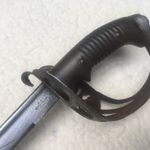 M1889 Német Császári legénységi lovassági kard ritka Solingeni kardműves beütéssel fotó