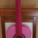 Klasszikus gitár - 1/2 méret - gyermek gitár - PINK - Bontempi fotó