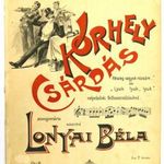 KOTTA Korhely csárdás. Zongorára szerzé Lonyay Béla. Bp., é.n., Mérey Béla. 6 oldalas dekoratív fotó