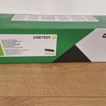 Lexmark 24B7501 toner sárga új bontatlan fotó