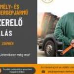 SZEMÉLY- ÉS TEHERGÉPJÁRMŰ-SZERELŐ ÁLLÁS fotó