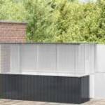 vidaXL Madár kalitka Antracit 315 x 167 x 200 cm Horganyzott acél fotó