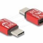 DeLock USB Data Blocker USB Type-C male to USB Type-C female 240W fotó