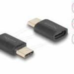 DeLock USB Adapter 40 Gbps USB Type-C PD 3.1 240 W male to female port saver 8K 60Hz fotó