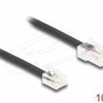 DeLock Telephone Cable RJ45 plug to RJ11 plug black 10m Black fotó