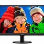 Philips 23, 8" 240V5Q FHD IPS HDMI/VGA/DVI/hangszóró fekete monitor (Használt A) fotó