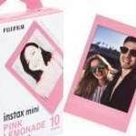Fujifilm Instax Mini Pink Lemonade azonnalikép filmek 10 db 54 x 86 mm fotó