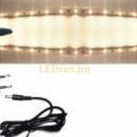 2x5m hosszú 24Wattos, kapcsoló nélküli, 12V adapteres középfehér LED szalag (600db 2835 SMD LED) fotó