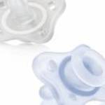 CHICCO Physio Mini Soft teljesen szilikonos cumi 0-2h fiú 2db fotó
