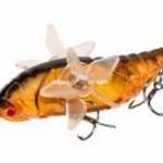 Bionic Cicada Hard Fish Csali - Spinning horgászcsali propelleres háromszögű horoggal fotó