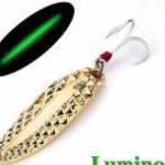 FUNPESCA Luminous Spinner Spoon Horgászcsali – Éjszakai tackle flitteres csali tollas háromszögű hor fotó