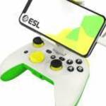 RiotPWR RP1950ESL ESL Gaming, iOS, Lightning, 3.5 mm Jack, Vezetékes, Fehér-Zöld-Sárga, Kontroller fotó