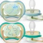 Philips AVENT SCF376/18 Játszócumi Ultra air éjszakai 0-6hó fiús, 2db fotó