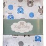 Soffi Baby takaró pamut dupla happy-sleepy bear 80x100cm fotó