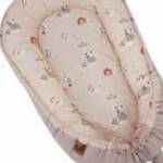 EKO Bölcső a babának VELVET My farm Powder pink 90x60 cm fotó