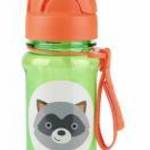 SKIP HOP Zoo tritan Palack szívószállal 355ml Mosómedve 12hó+ - SKIPHOP fotó